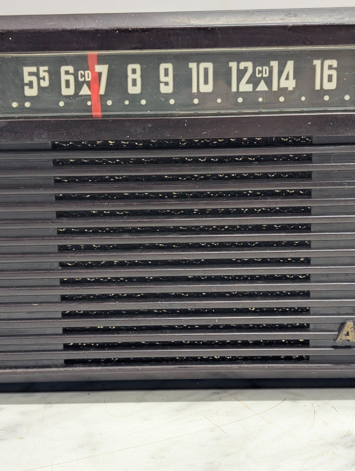 Vintage 1950's Admital MCM AM Radio Table Top 5G32N Model #