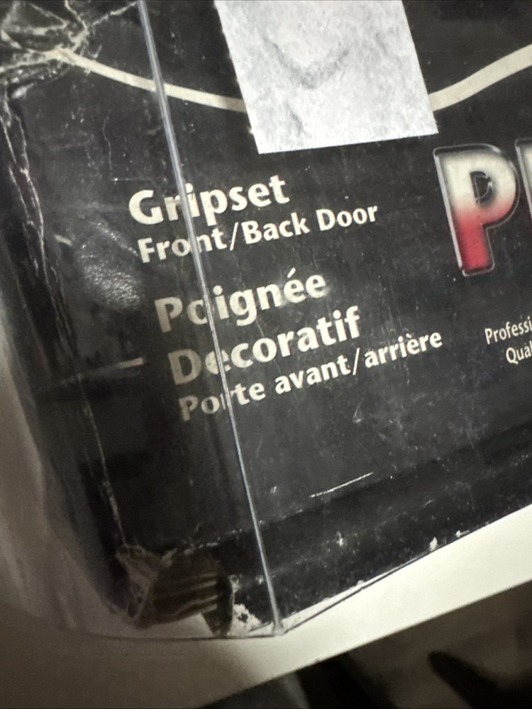Pro Set Front Door Lock Handle and Deadbolt - Full Door Handle & Lock Set