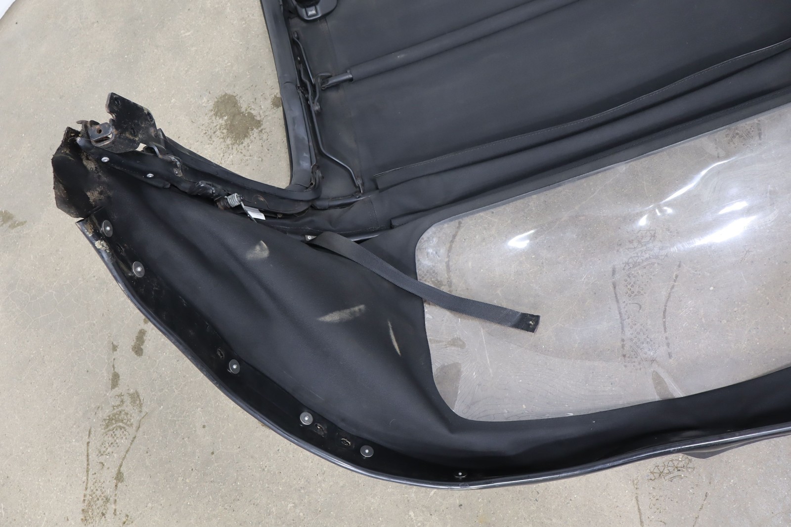 99-05 Mazda Miata NB Black Soft Top Convertible Roof W/Frame & Plastic Window