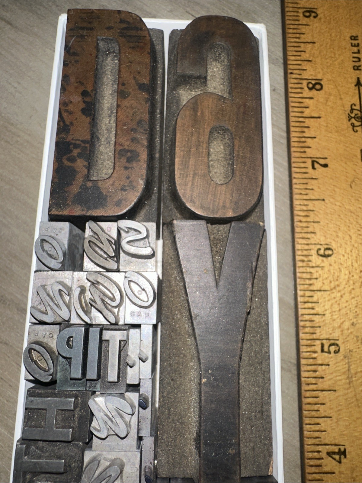 Printing Blocks “ Dingbats Variety “ Nice Collection Letterpress Letters Etc. 2