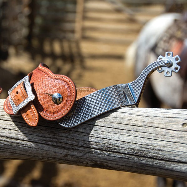 Partrade Rasp Spurs with Silver Finish
