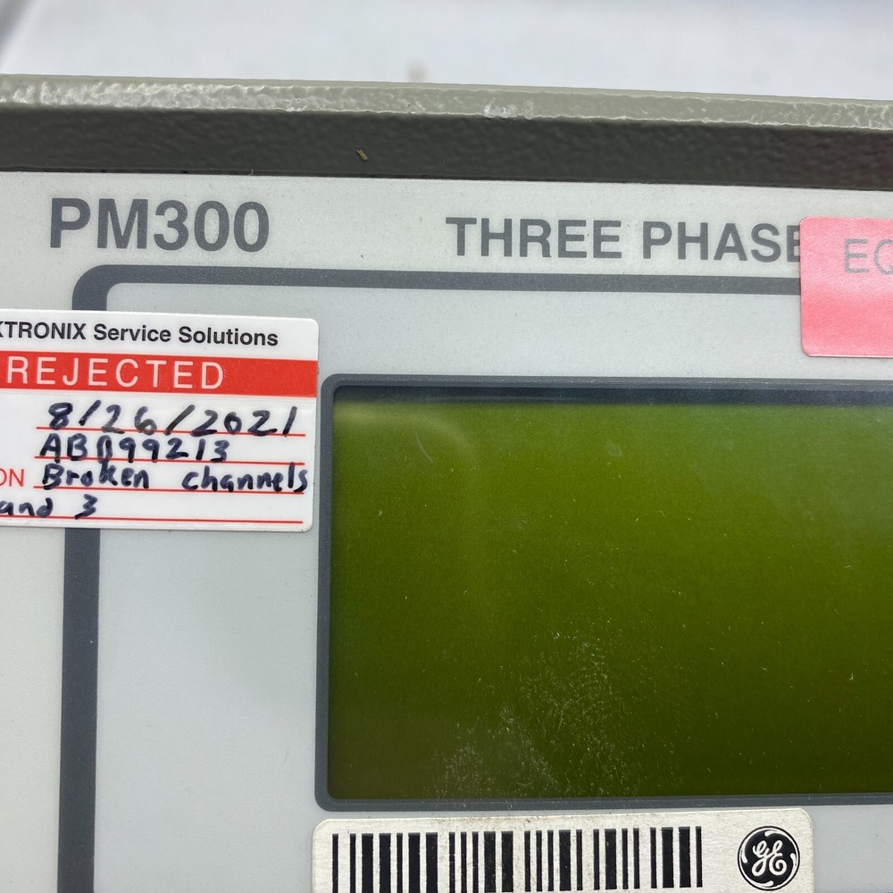 VOLTECH PM300 THREE PHASE POWER METER ANALYZER AB09/9213 100-120V / 220-240V 🎯