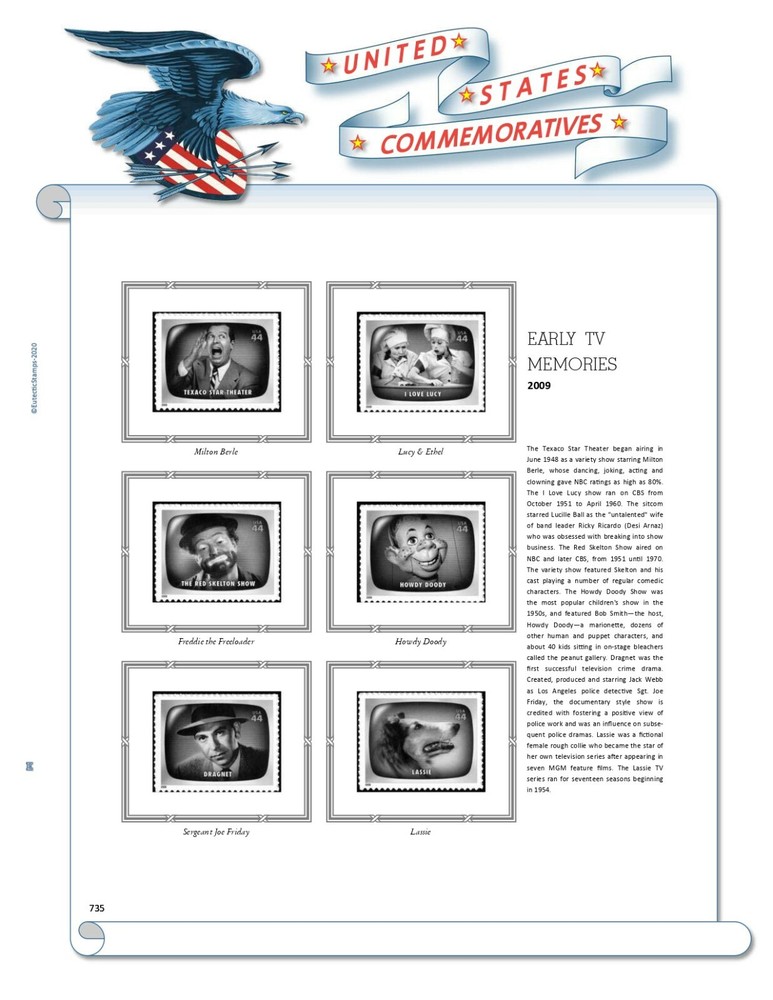 2009 U.S. Commemorative Singles COMPLETE Supplement (White Ace Alternative)