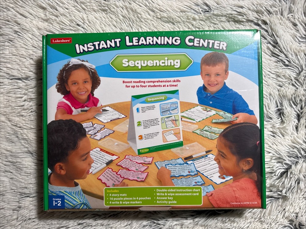 NEW Lakeshore Instant Learning Center Sequencing Grades 1-2