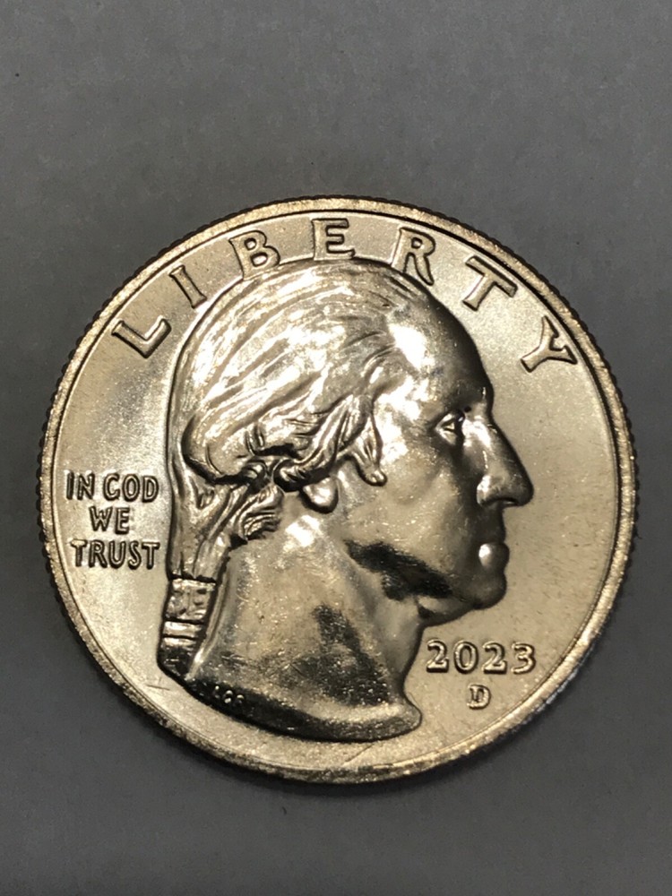 ERROR - 2023 D - Jovita Idar Women's Quarter  Reads “In Cod We Trust”