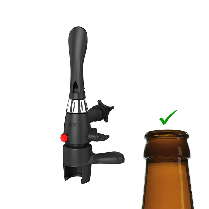 Itap-X Boel Beer Tap Counter Pressure Filler for 26mm crown bottles Longneck
