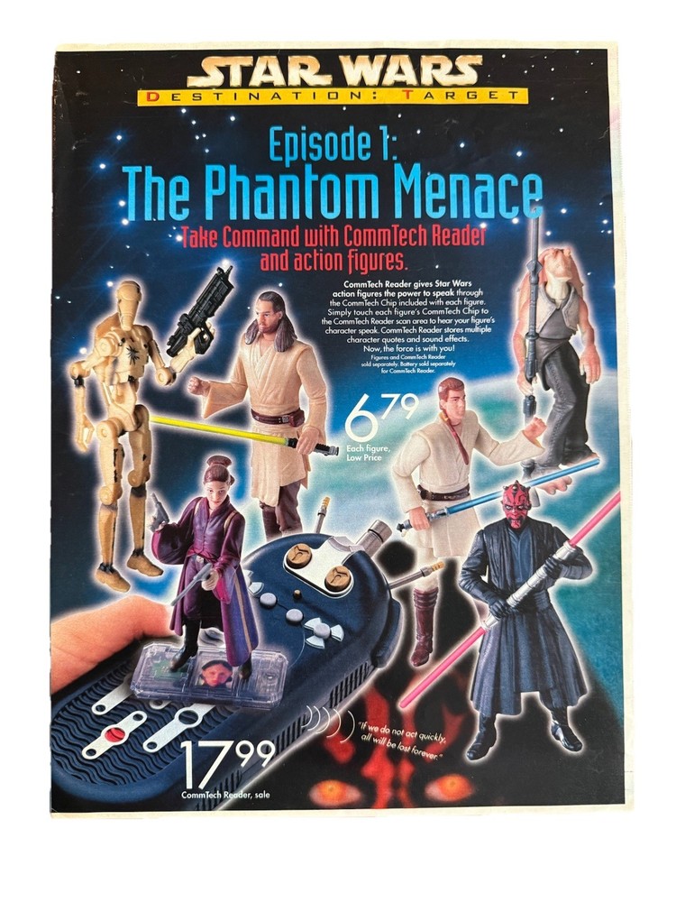 Star Wars The Phantom Menace Target Advertisement