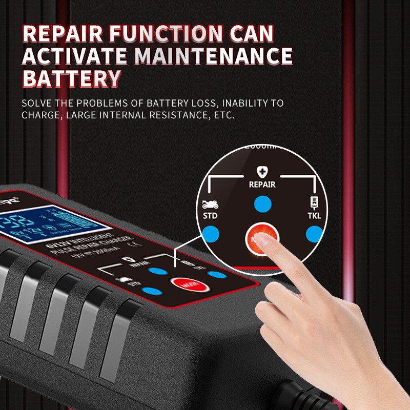 6V 12V Automatic Battery Charger Maintainer Motorcycle Trickle Float For Tender