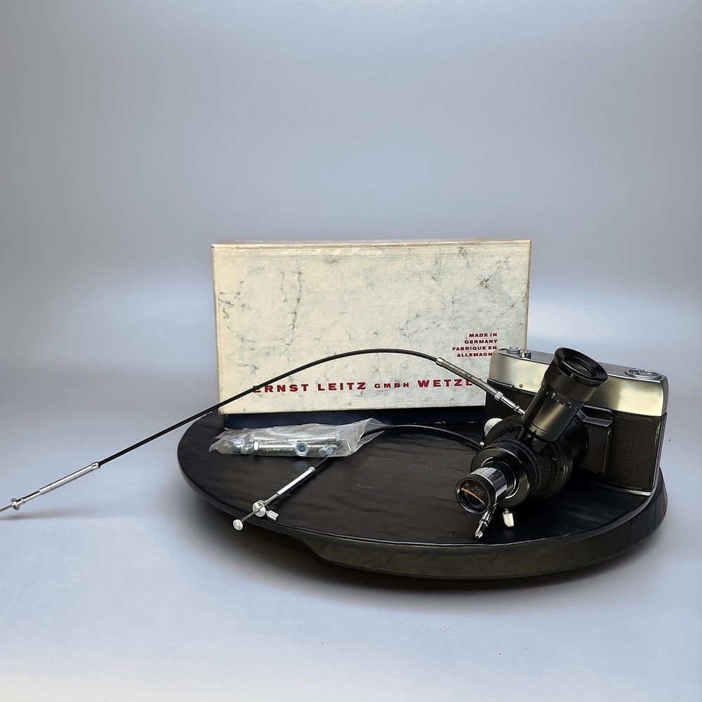 Leitz Wetzlar Periplan GF10X Prontor Press Shutter Microscope Film Camera Lens &