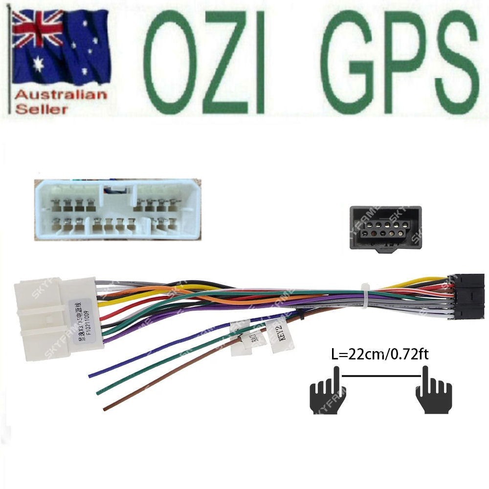 HOLDEN STATESMAN 1999-2003   POWER & STEERING CABLE FOR ANDROID STEREO HEAD UNIT