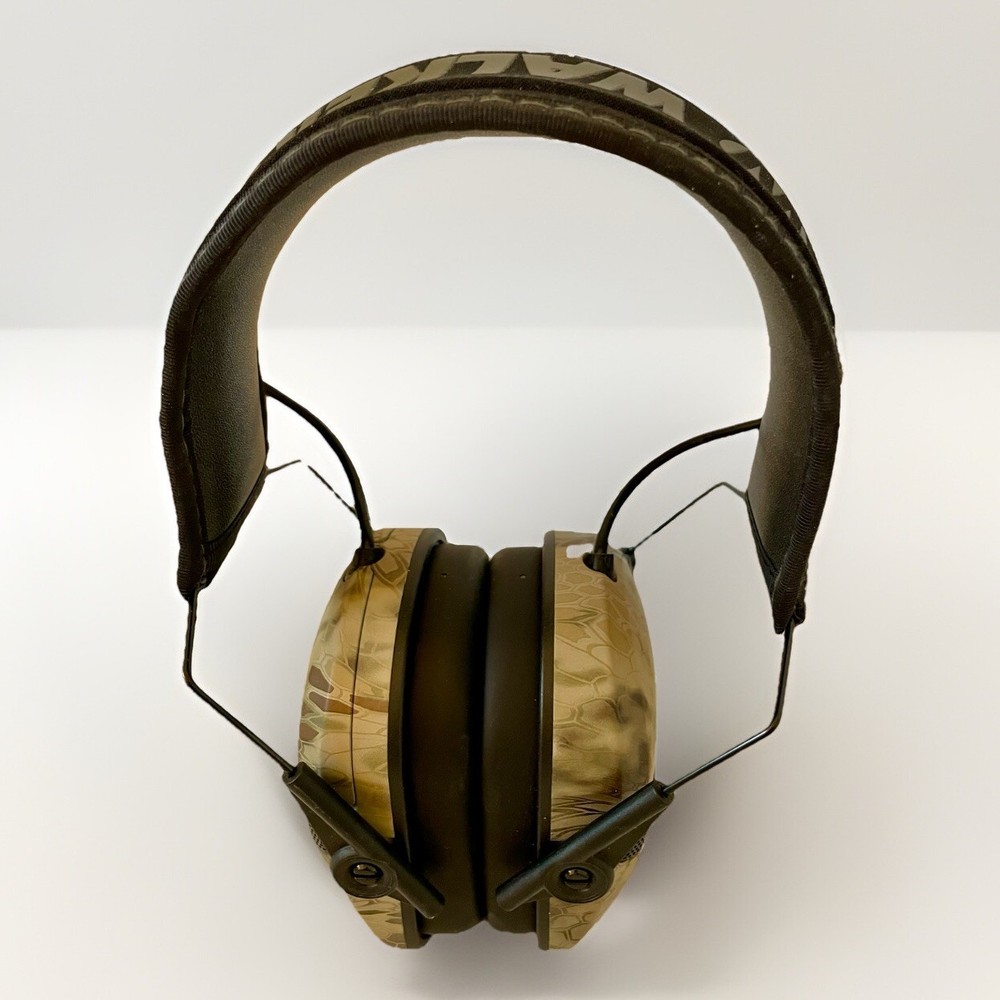 WALKERS RAZOR Camo Electronic Earmuff Hearing Protection Adjustable Comfortable