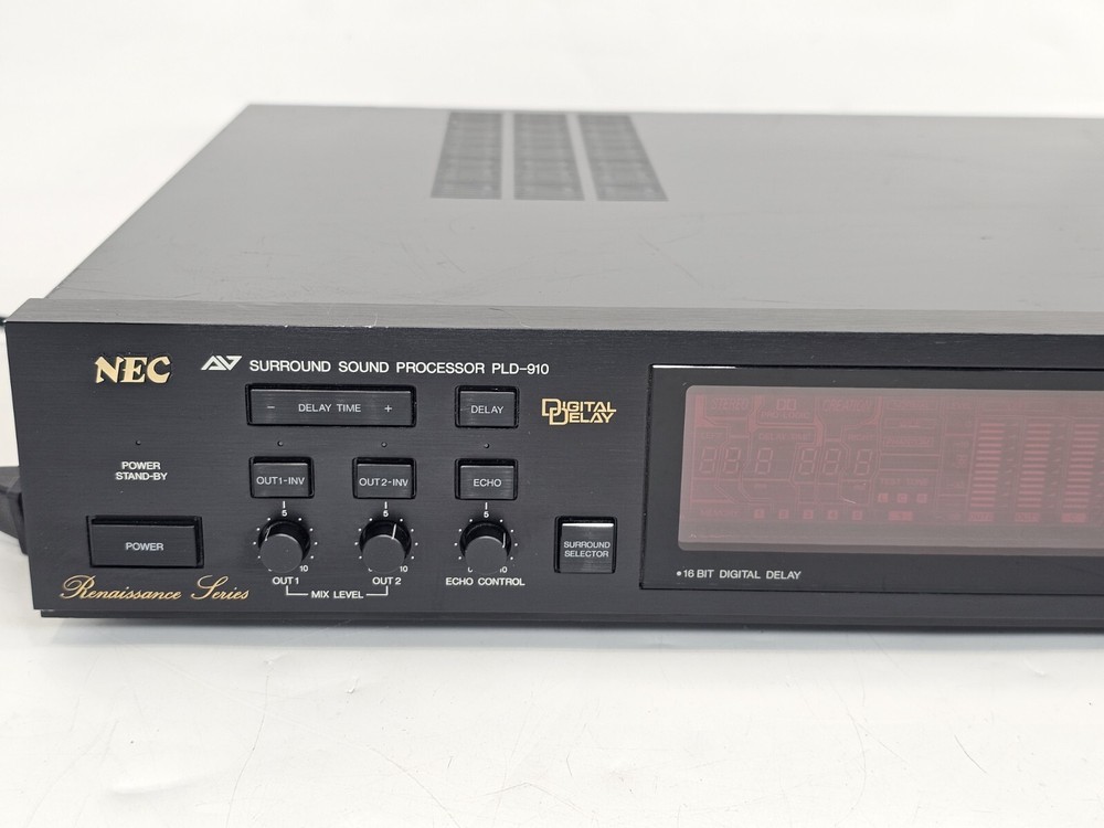 Vintage NEC Surround Sound Processor PLD-910 high end processor great sound