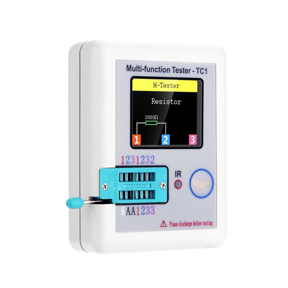 Colorful Display Capacitor Resistor Diode Triode Transistor Tester Meter P0G3
