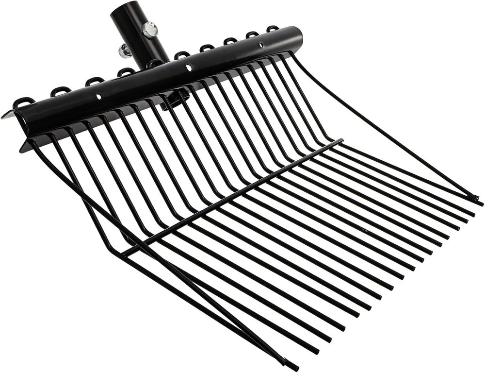 Metal Pitch Fork for Garden, Durable Digging Fork Rake Head Replacement with ...
