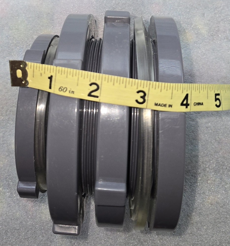 Bulkhead Fitting for Rainbarrel Water Tank 3.25" Inner Circumference