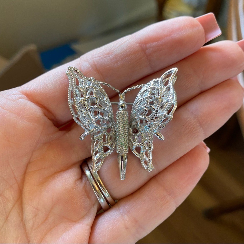 Monet Butterfly Brooch