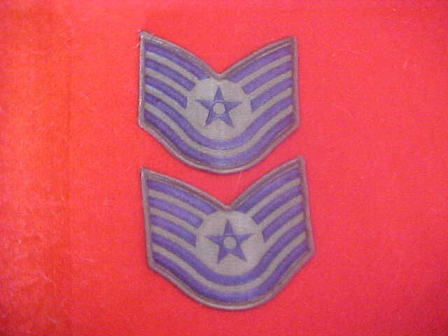 US Air Force ( 1 ) Pair US Air Force Technical Segeant E-6 Male OD Green