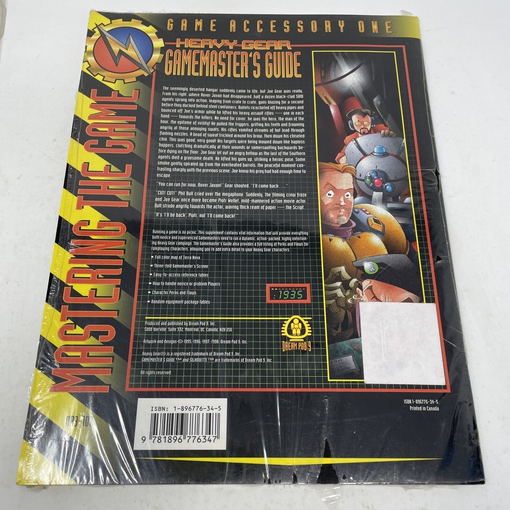 DP9 Heavy Gear Gamemaster's Guide Supplement DP9-103