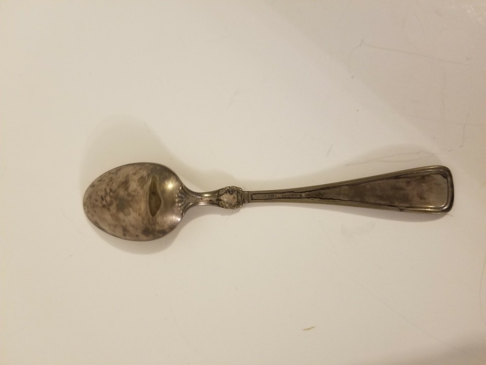 1880 Gorham Princess Louise Silverplate Mono Table Spoon