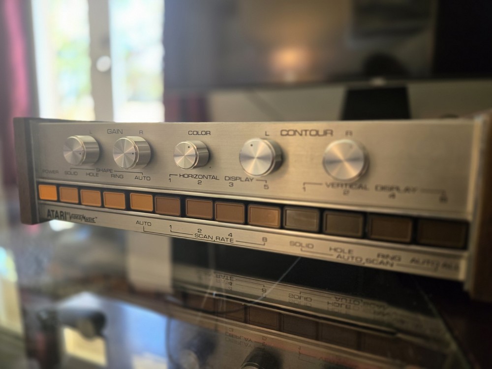 Atari Video Music C-240 Visualizer Tested Working