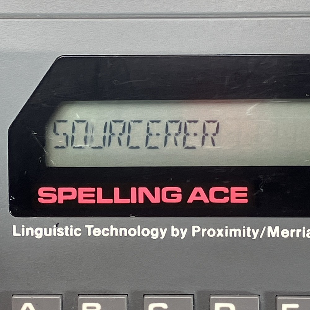 Franklin Computer Corporation Spelling Ace: Model PS-99 Electronic Handheld