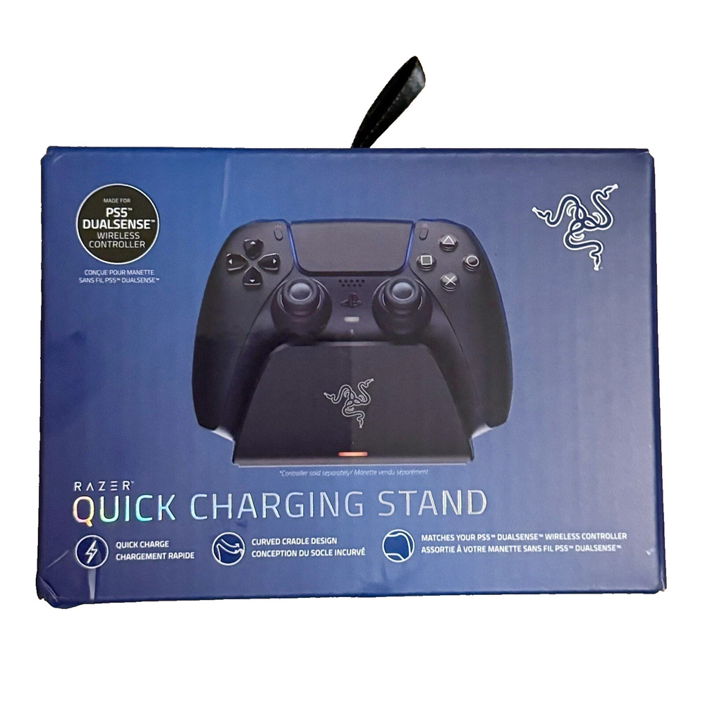 Razer Quick Charging Stand for PS5 DualSense Wireless Controller (BLACK)