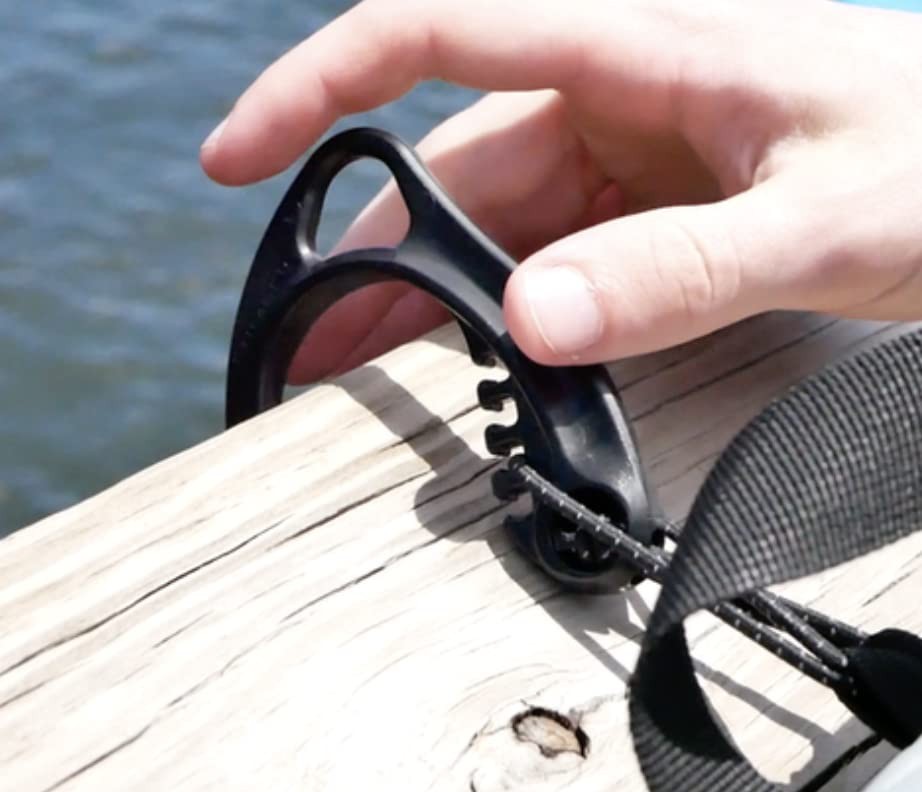 Gear Hook 5-Pack — Lightweight + Versatile S Hook for Backpacks 5 Pack Black