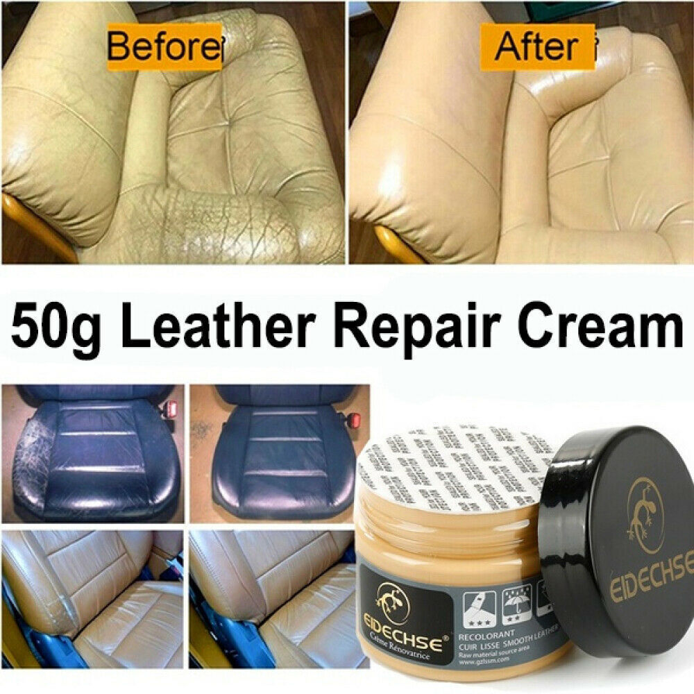 Leather Repair Cream Gel Kit Filler Restore Car Seat Sofa Scratch Holes Advanced
