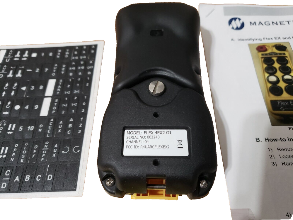 FLEX 4EX2 Magnetek FLEX-4EX2-G1 / FLEX4EX2G1 Radio Remote Control