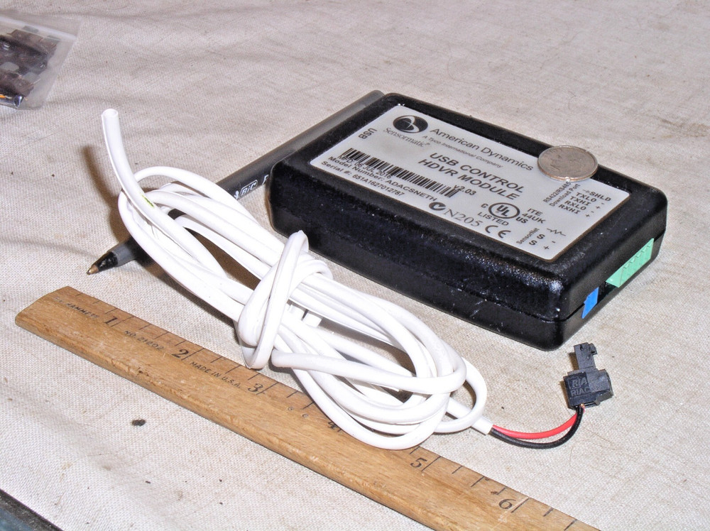 TYCO AMERICAN DYNAMICS ADACSNETH SENSORMATIC USB CONTROL HDVR MODULE V 2.03 USA