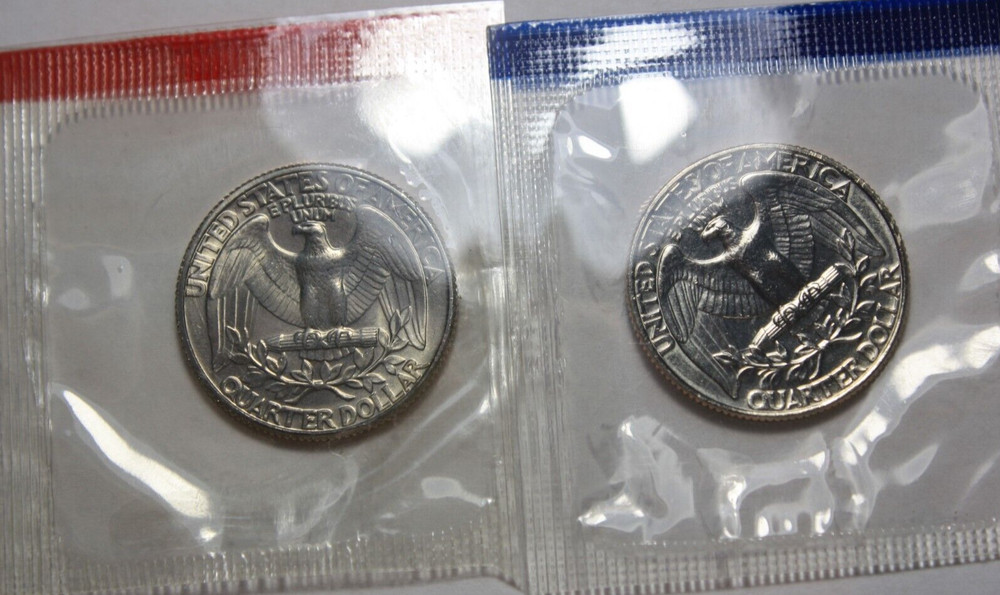 1986-PD Gem BU Washington Quarter Mint Cello 25C