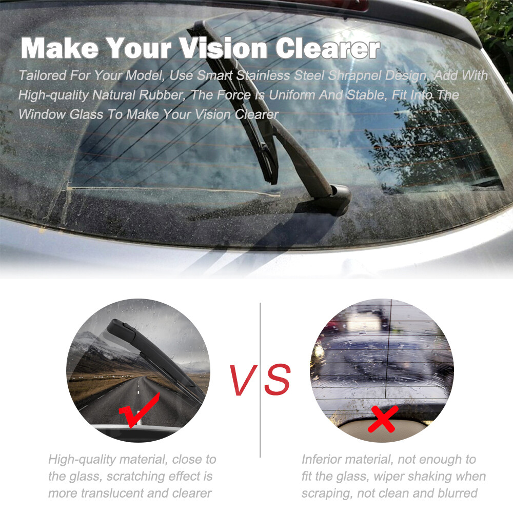 SET NEW OEM Quality Rear WIPER Blade and Arm For Chevrolet Tahoe 2007-2014