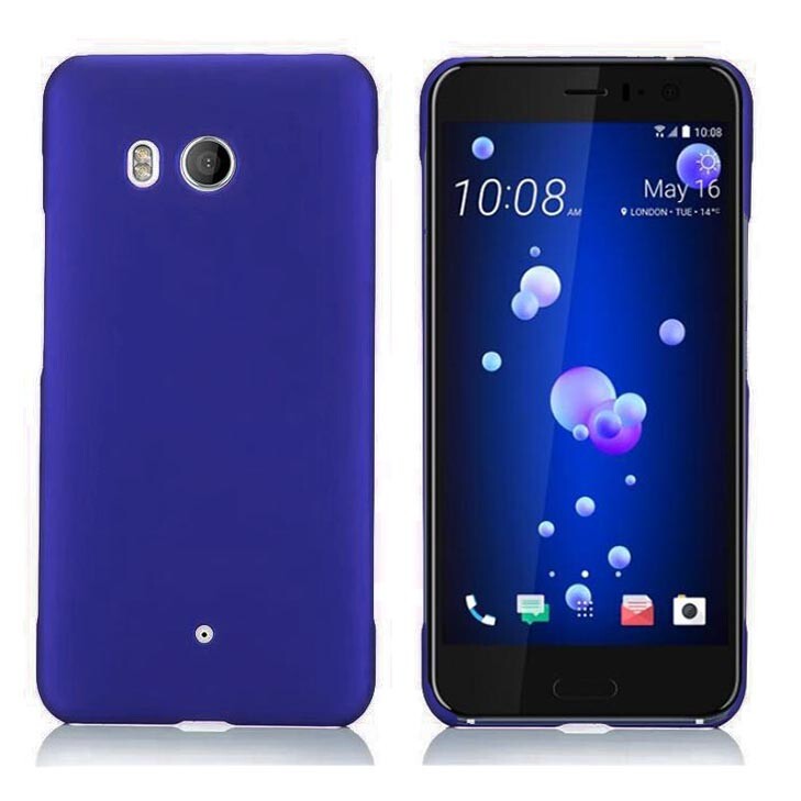 For HTC U11 Smooth Thin Matte Rubberized hard case back Shell cover