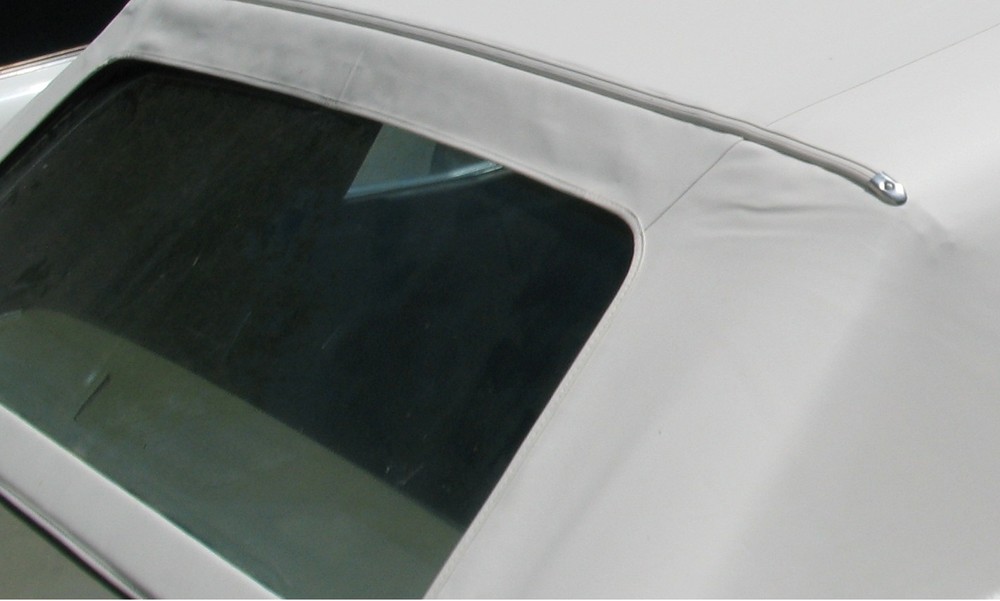 Convertible top wire-on trim wire-on plastic insert type