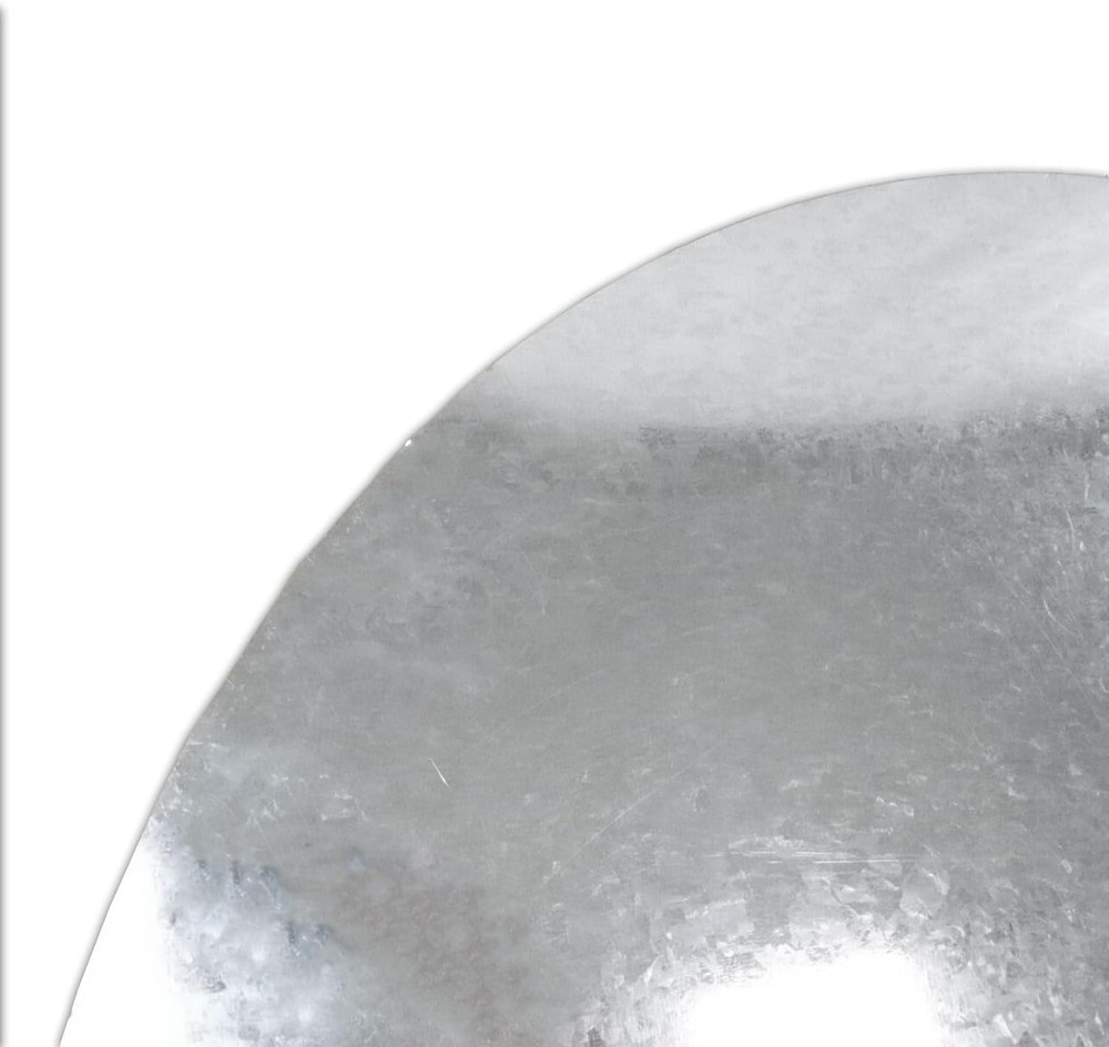 Traditional Durable Galvanized Metal Versatile Adjustable Feeder Funnel Fits Mos