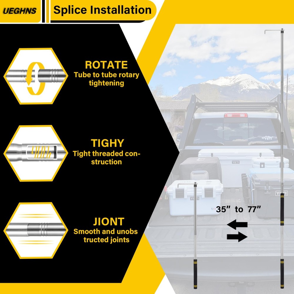 Trunk Bed Cargo Retrieval Hook Telescoping Cargo Grabber Reach Retrieval Tool