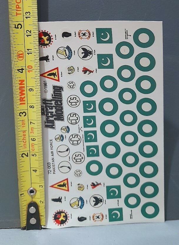 Decals Transfers For Plastic Kits Vintage Modelling 3D Projects RETRO Graphics