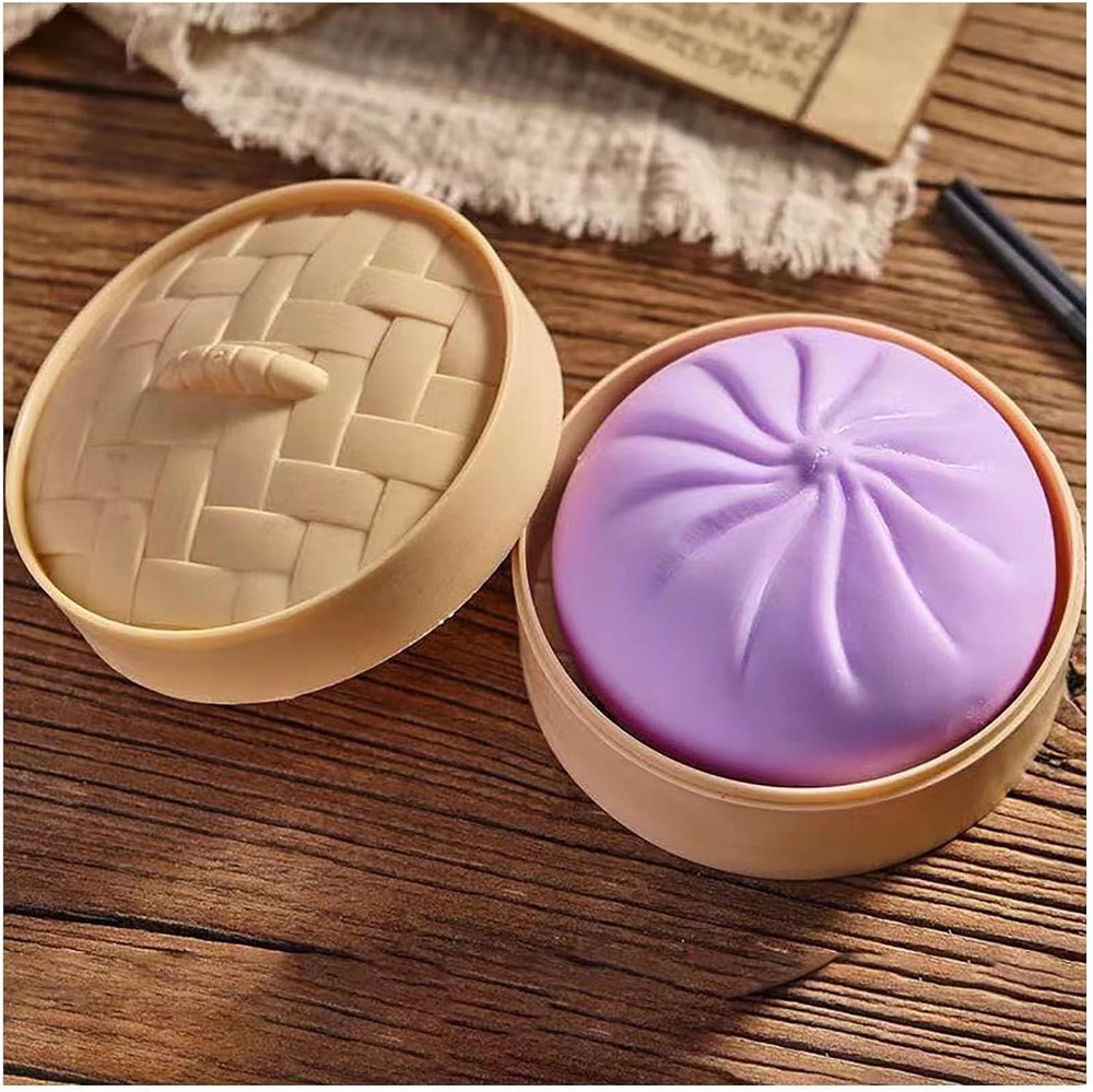 Giant Dumpling Squishy, Giant Glitter Dumpling, Jumbo Dumpling Squishy, Rainbow