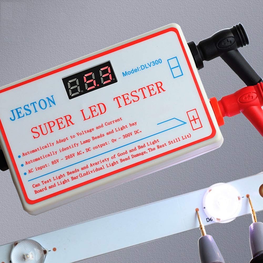 LED Light and TV Backlight Tester, 0-300V Adaptive Voltage Small, black