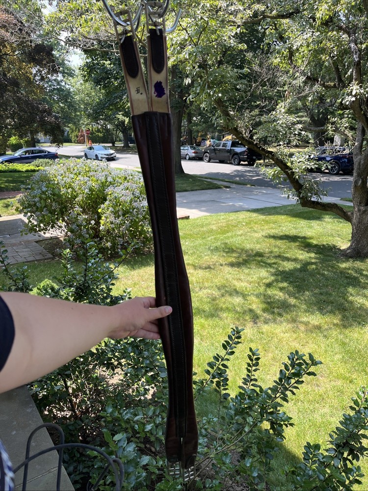 Horse 44” Brown Leather Girth
