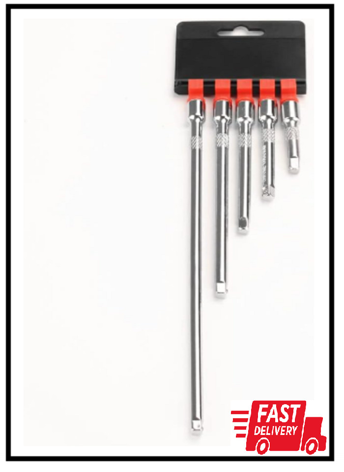 FLZOSPER 5-Pieces Socket Extension Set,1/4" Drive Socket Quarter Inch Extension