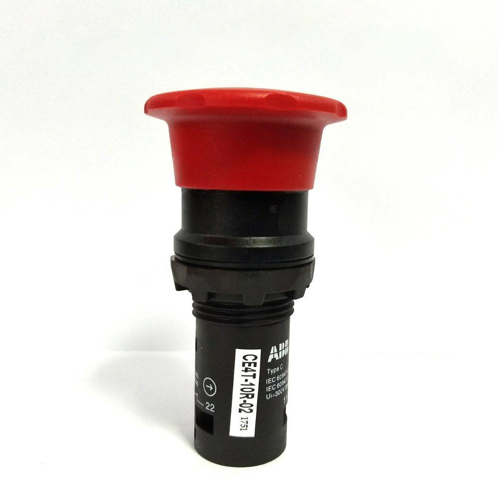 ONE ABB CE4T-10R-02 button switch New#