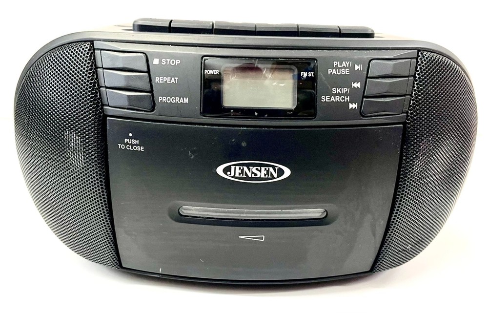Jensen CD - 545 BLACK Portable handle FM Stereo CD Player