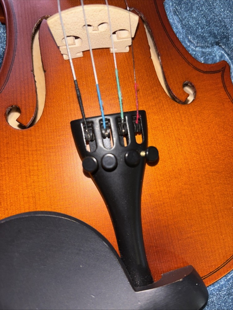 Mendini by Cecilio 4/4 Violin Full Size w/ Bow & Case Beginner Student Kit