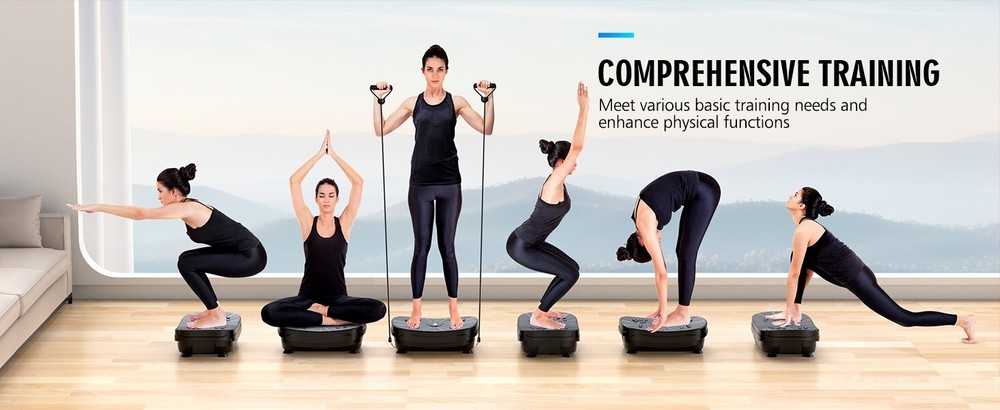 Vibration Plate Exercise Machine, PBYRD Lymphatic Drainage Machine for Weight...