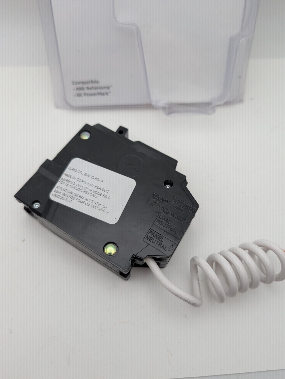 ABB 20 Amp 1-Pole Ground Fault Breaker with Self-Test (THQL1120GFTA) Open Box