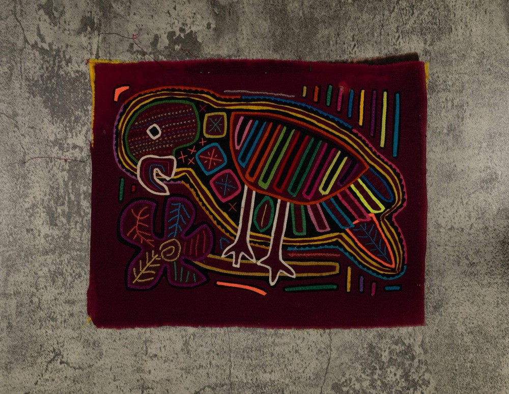 Traditional Multi-Color Parrot Bird Mola