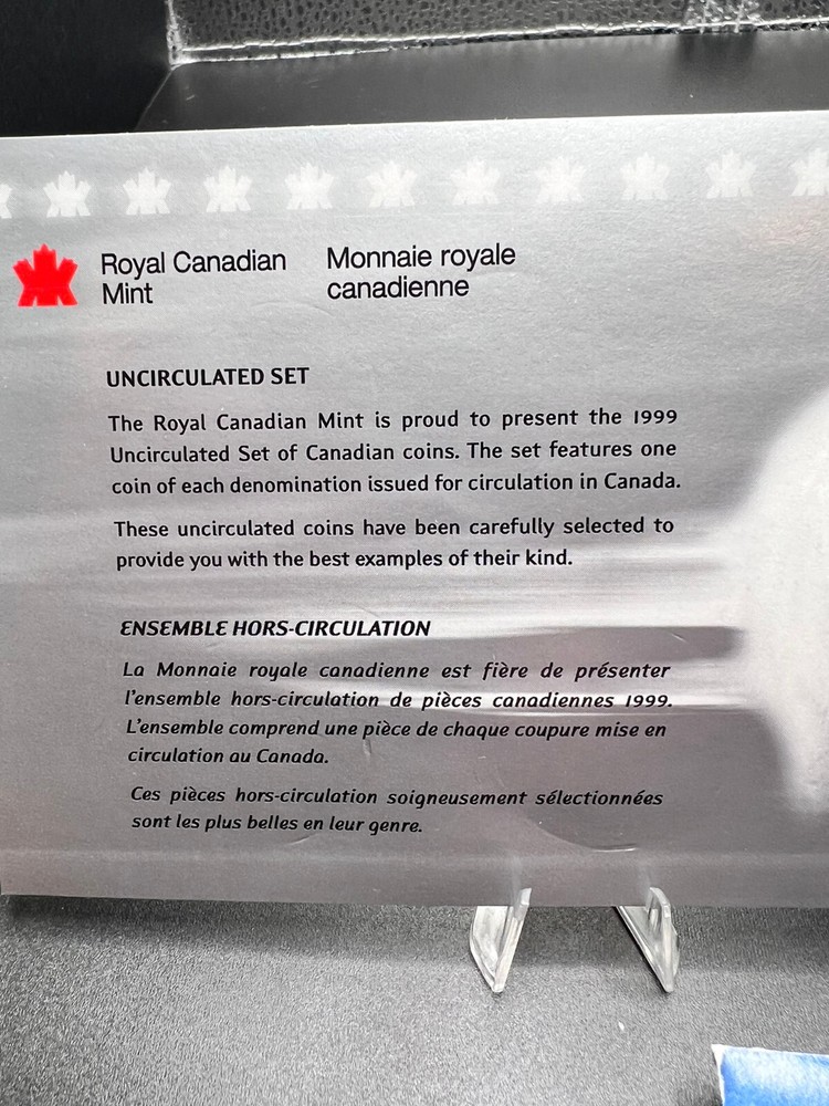 1999 Canada Uncirculated Proof-Like Set Polar Bear