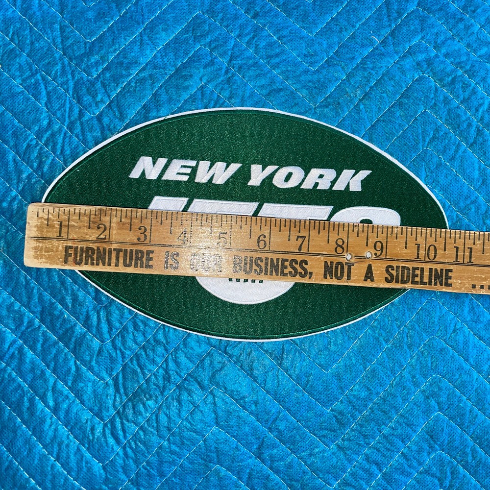 HUGE NEW YORK JETS IRON-ON PATCH