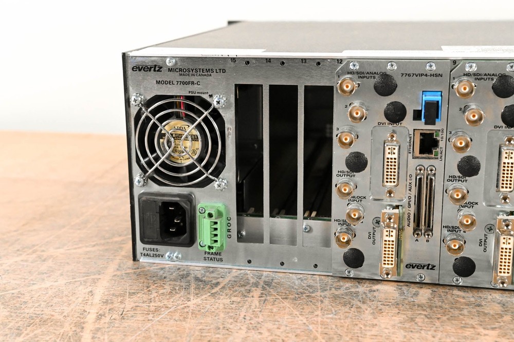 Evertz 7700FR-C MultiFrame Chassis CG00417